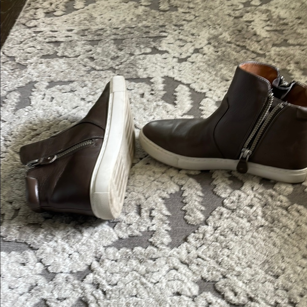 Gentle Souls Brown Ankle Booties
